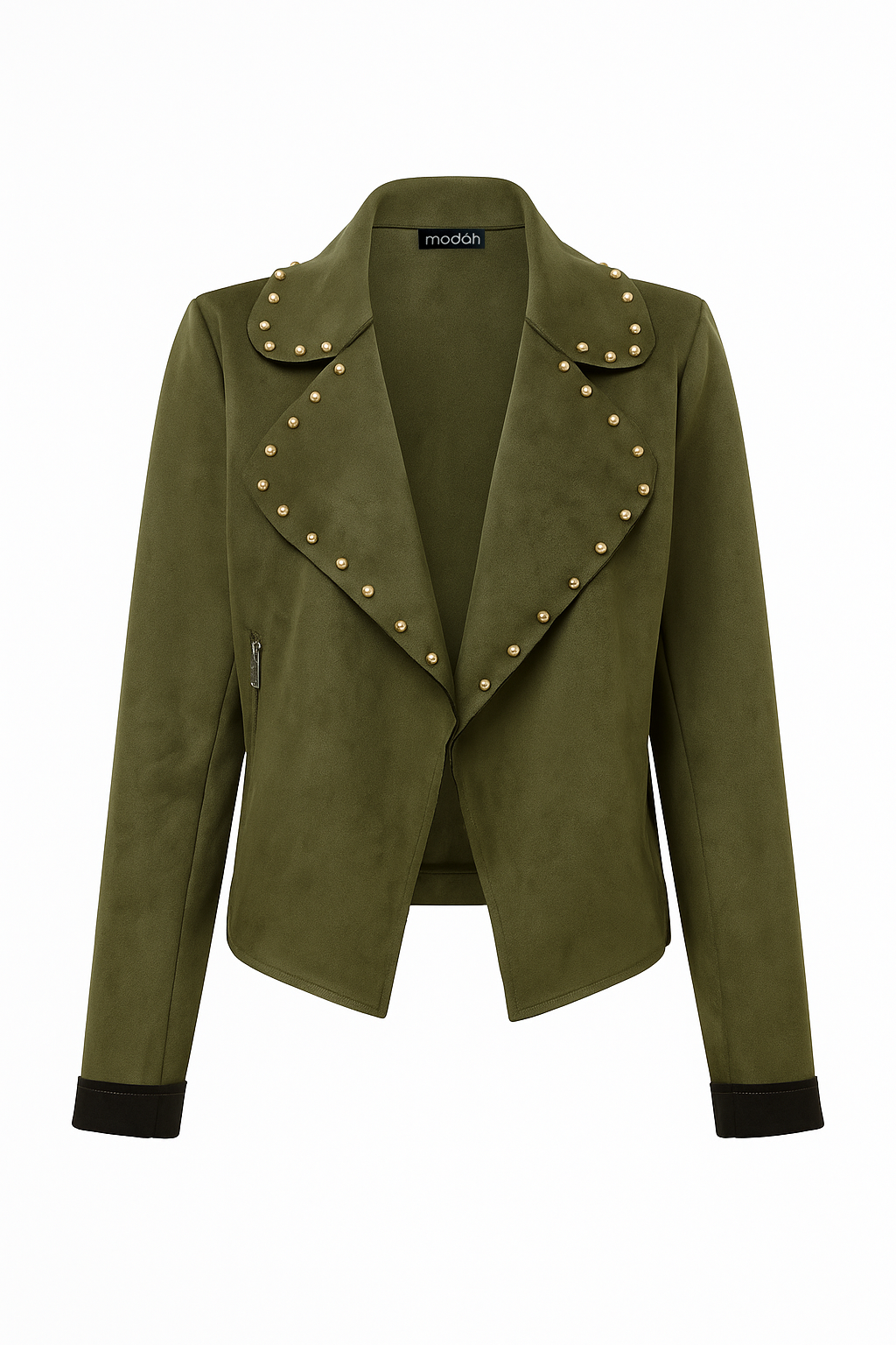 GIACCA SCAMOSCIATA CON BORCHIE