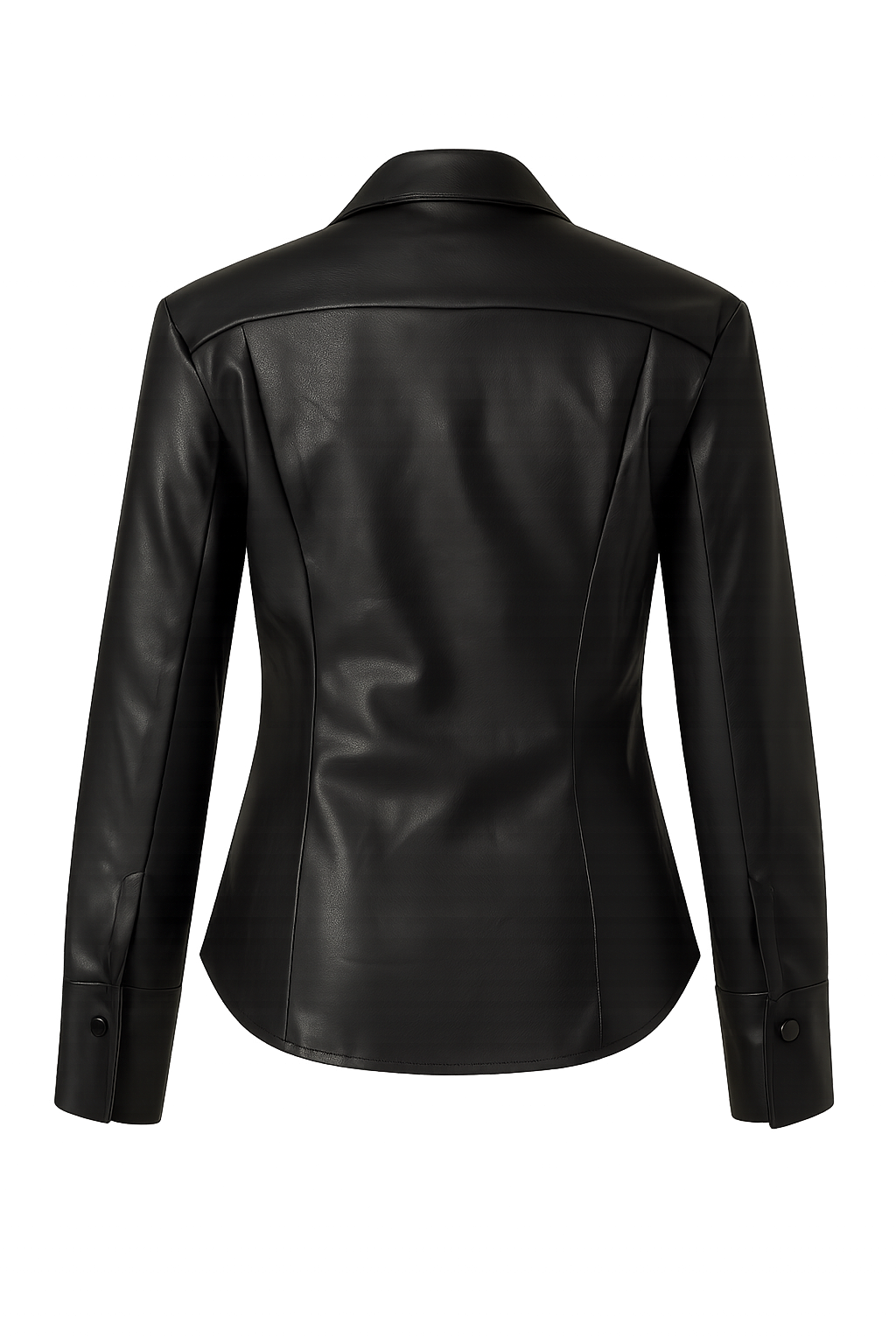 CAMICIA FIT IN ECO-PELLE