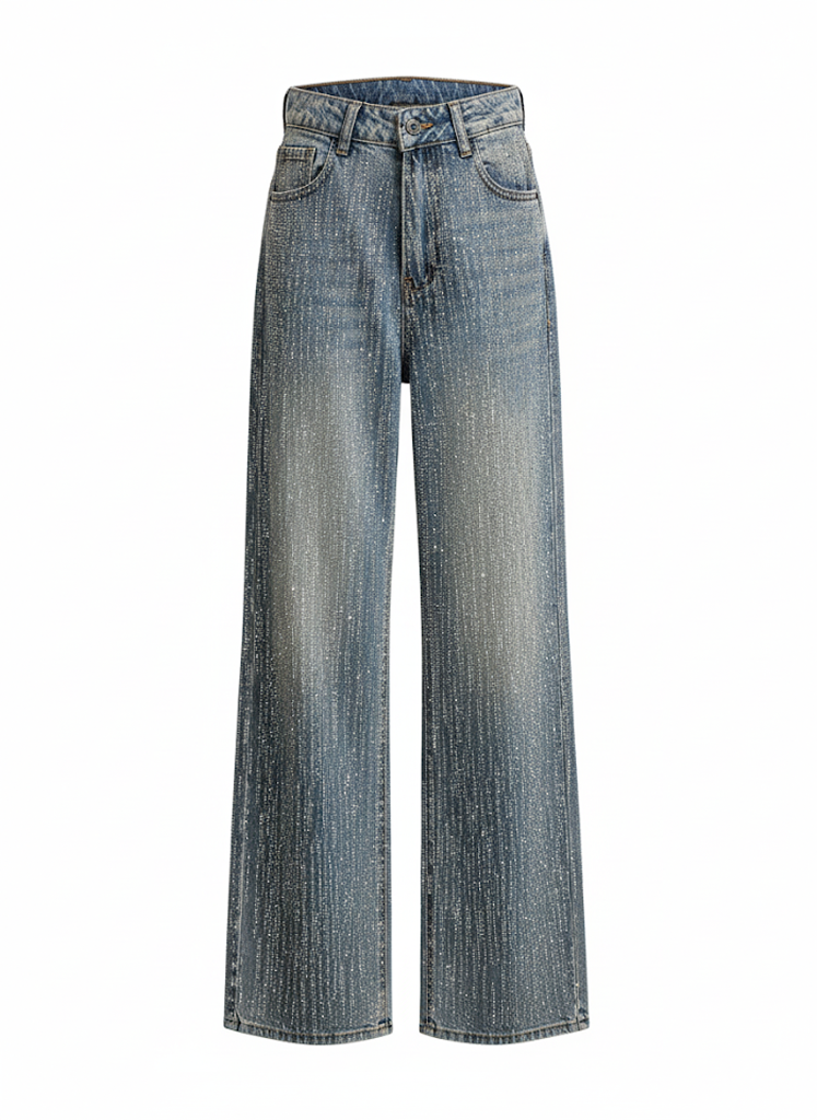 JEANS FULL STRASS