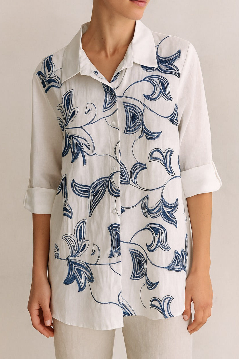CAMICIA RICAMATA