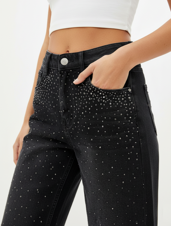 JEANS PALAZZO STAR