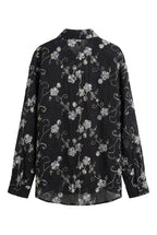 Camicia in Cotone Ricamata a Fiori