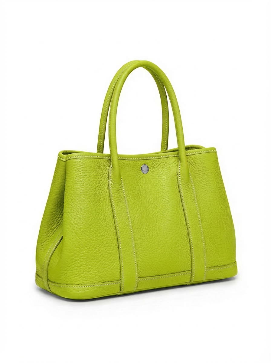 Tote bag in pelle martellata
