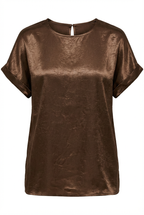 Blusa Satinata dal Finish Martellato