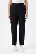 Pantaloni Chino Slim-Fit Elasticizzati Nero