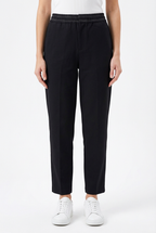 Pantaloni Chino Slim-Fit Elasticizzati Nero