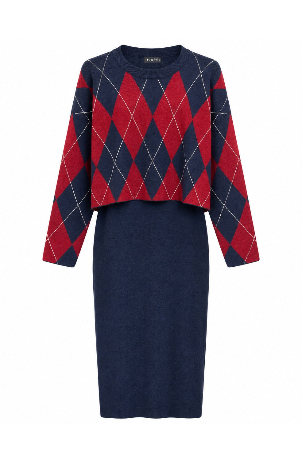 Completo Maglia e Vestito a Rombi