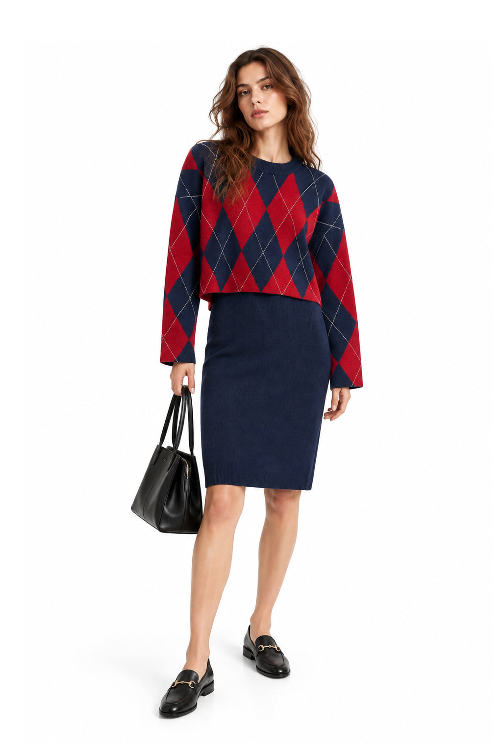 Completo Maglia e Vestito a Rombi
