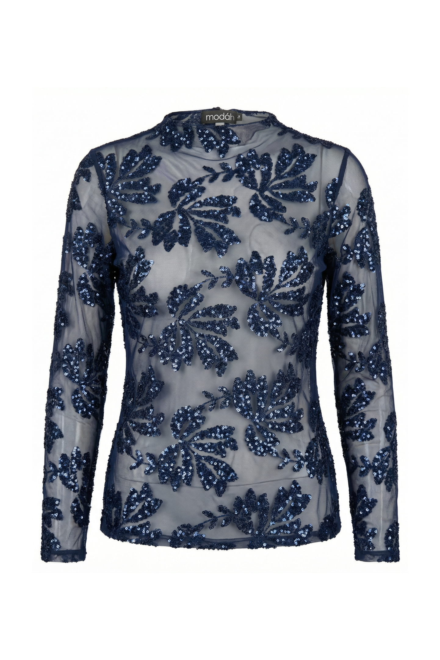 MAGLIA RICAMATA CON PAILLETTES