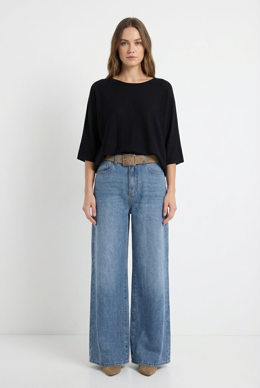 Maglia Oversize a Maniche Corte