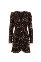 ABITO CON PAILLETTES ELASTICIZZATO