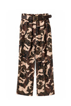 Pantalone Oversize con Motivo Camouflage