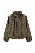 Giacca Bomber a Quadri Militare