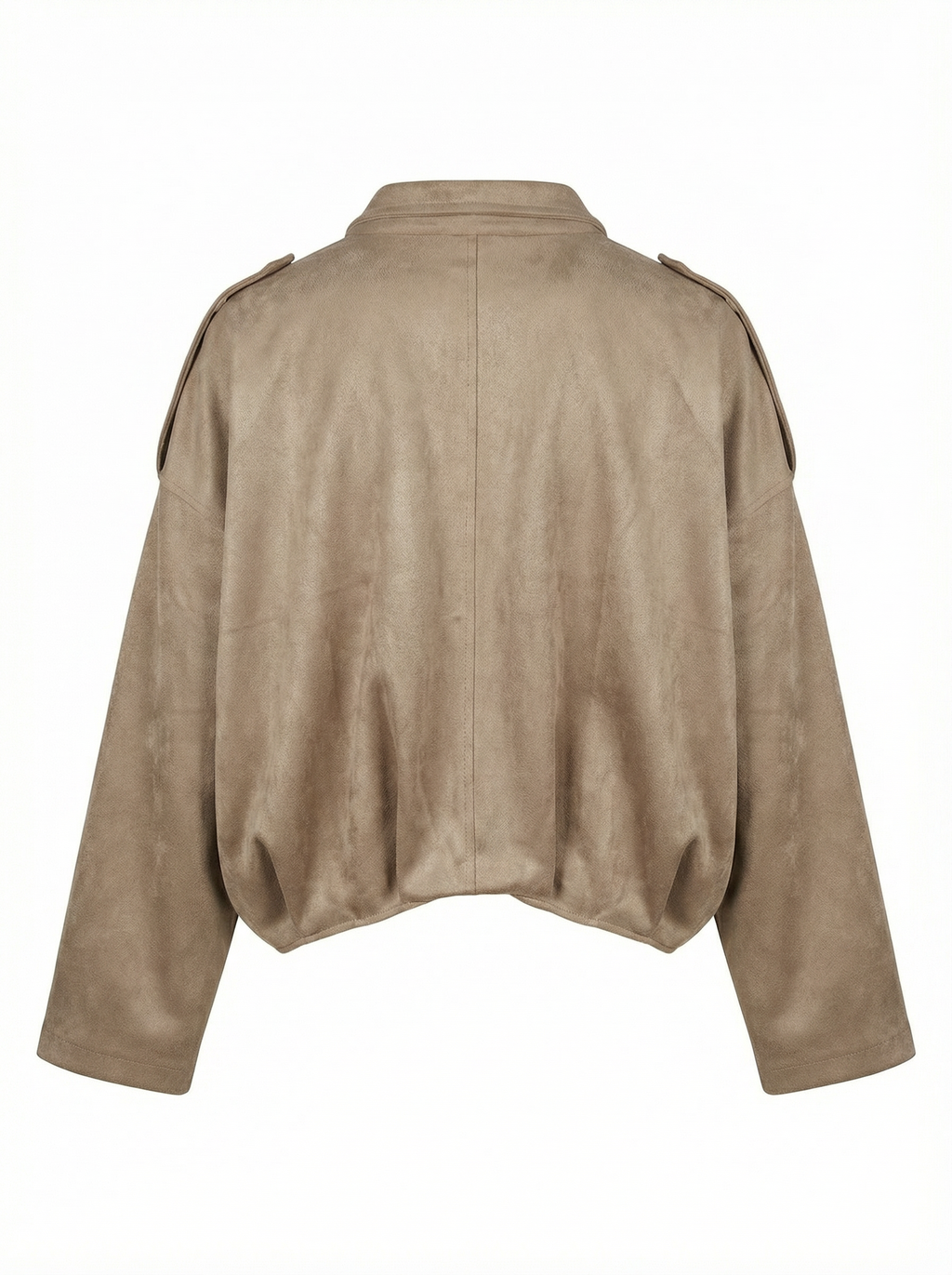 Giacca corta in suede