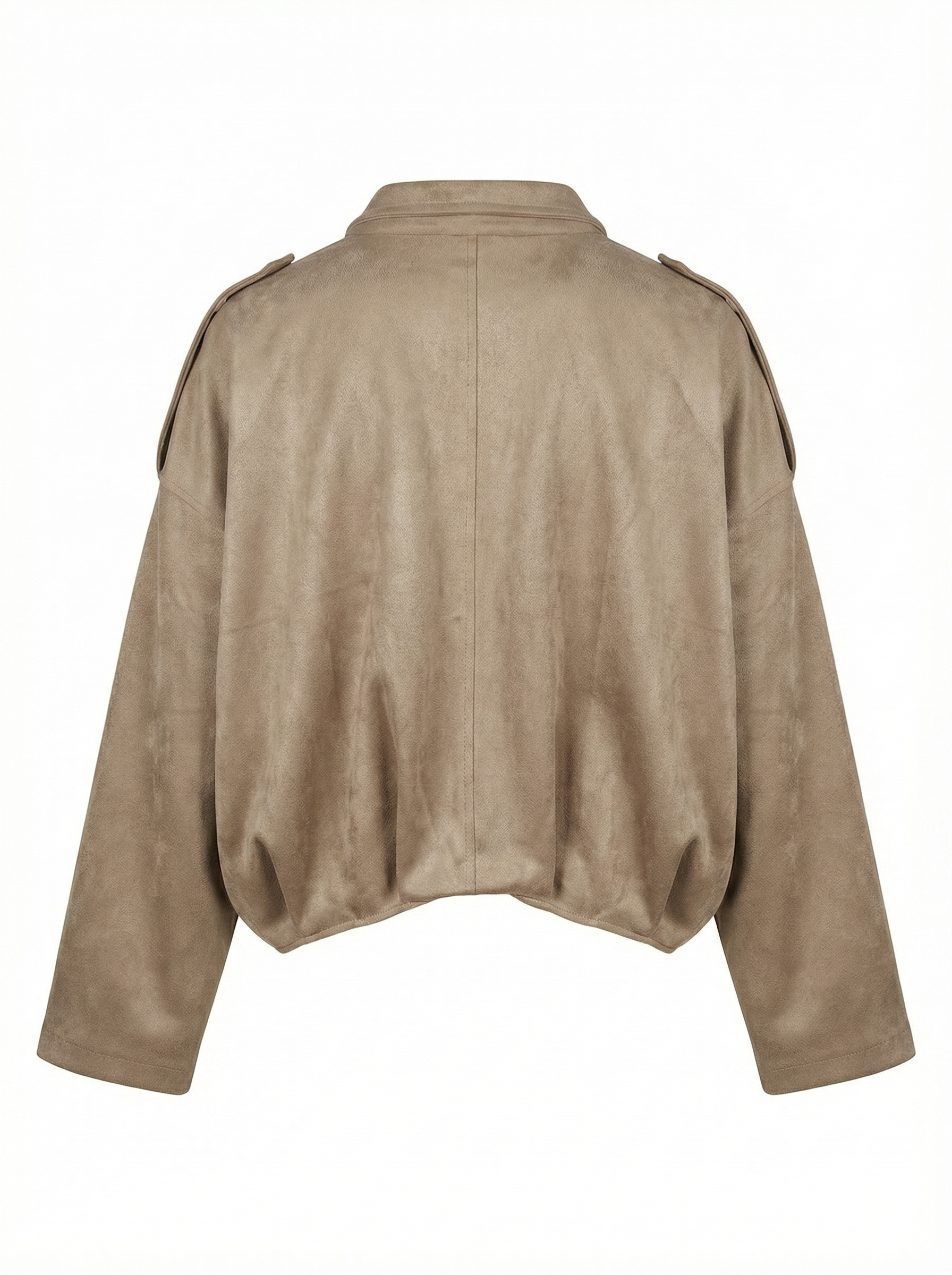 Giacca corta in suede