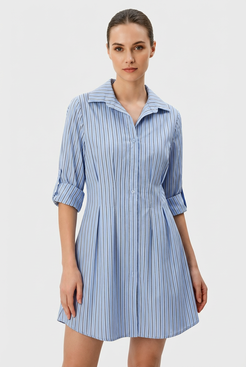 Vestito Chemisier a Righe