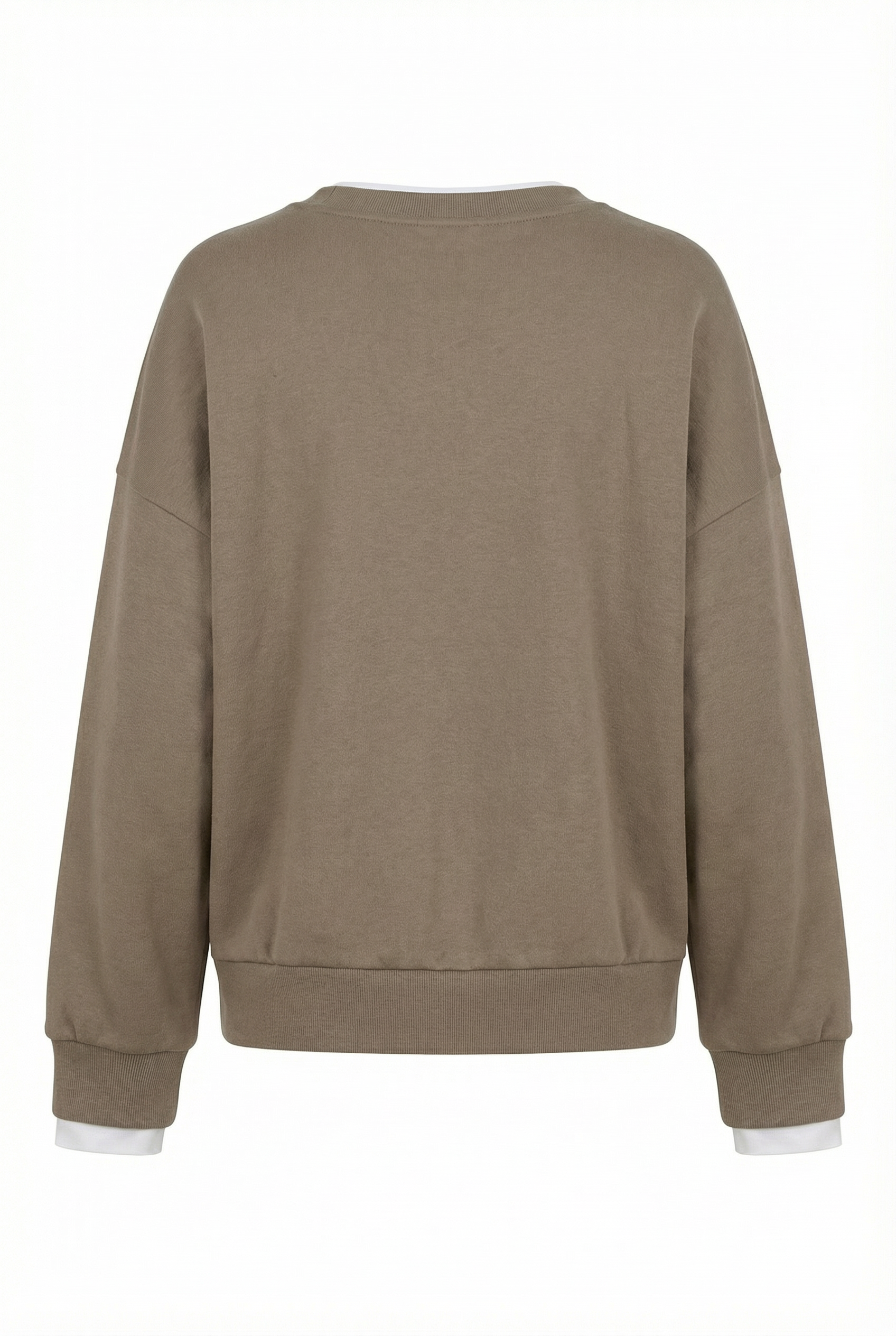 Felpa Girocollo con Dettaglio Orsetto