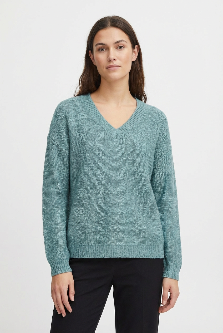 Maglione in Maglia Melange