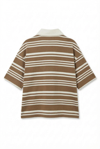 Polo Oversize a Righe Orizzontali