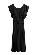 Vestito al ginocchio con Gonna Plissè