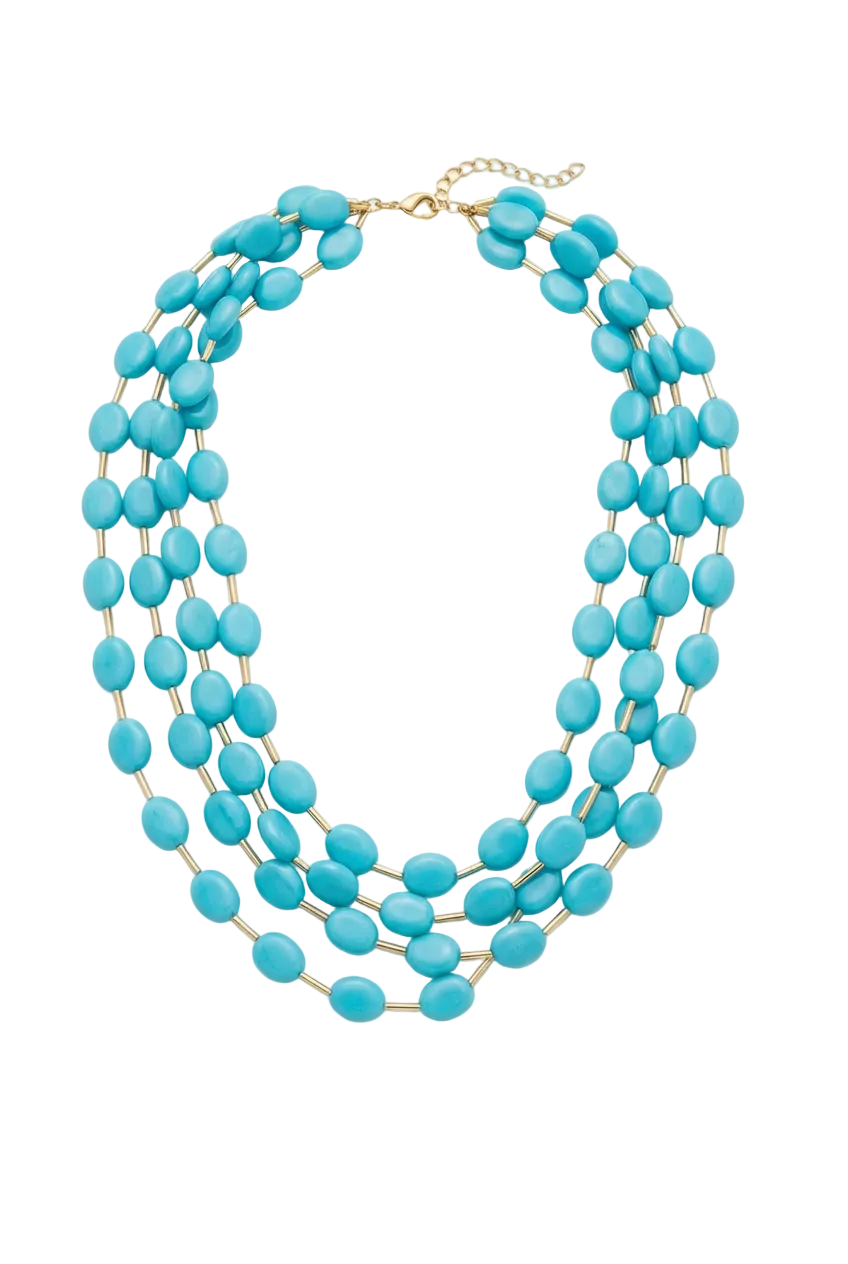 Collana Cascade a Quattro Fili