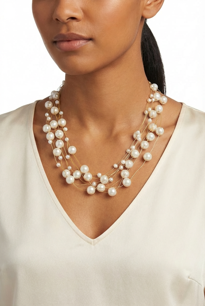 Collana Nuvola di Perle