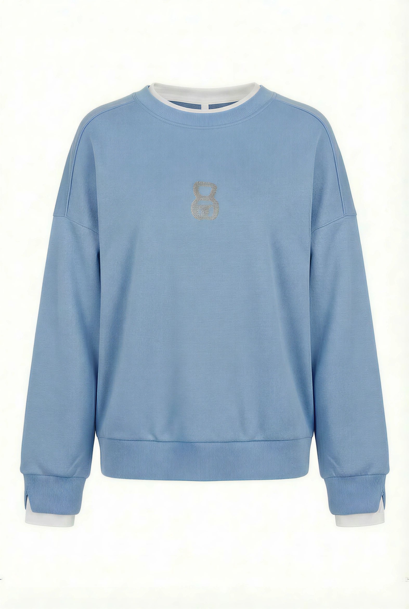 Felpa Girocollo con Dettaglio Orsetto