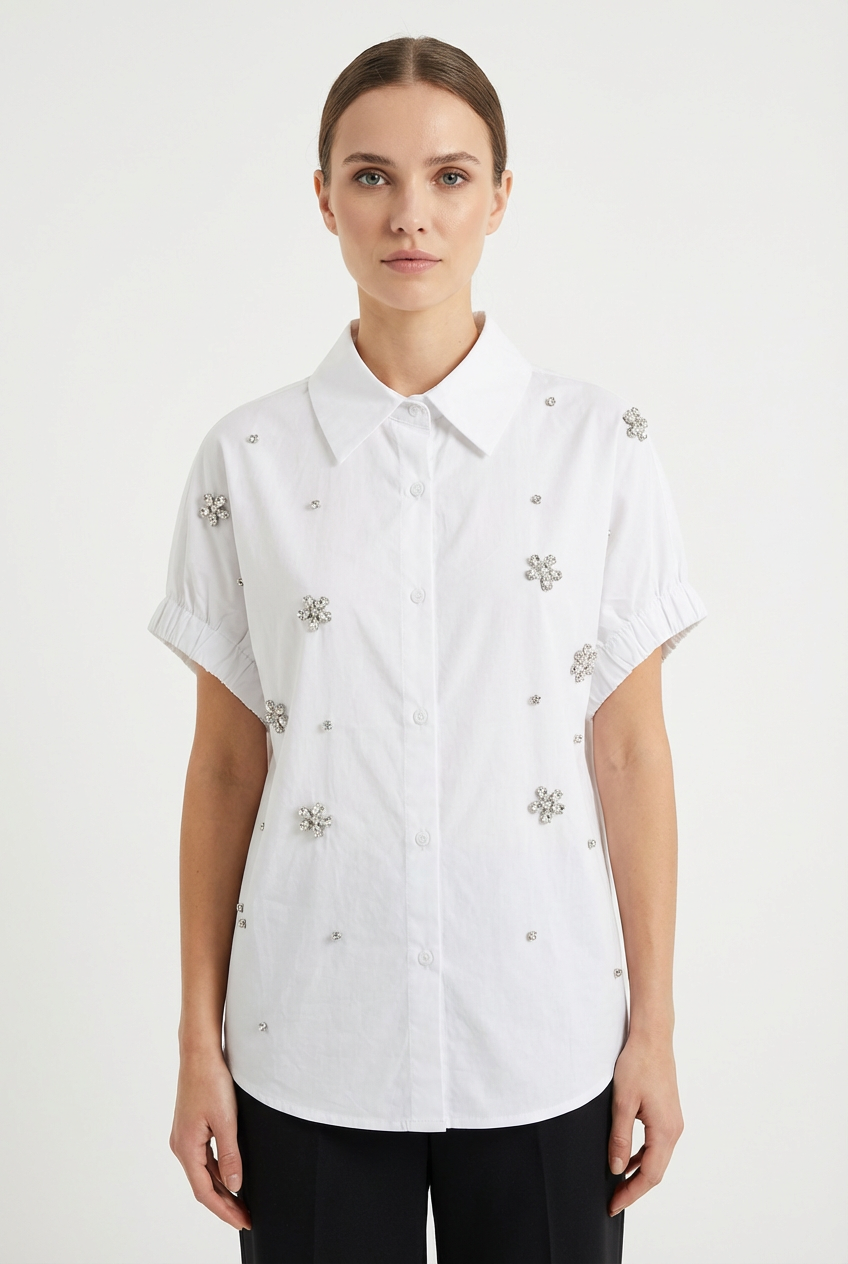 Camicia Crystal Bloom