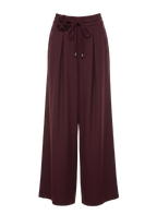 PANTALONE VITA ALTA CON FIORE