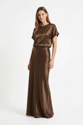 Blusa Satinata dal Finish Martellato