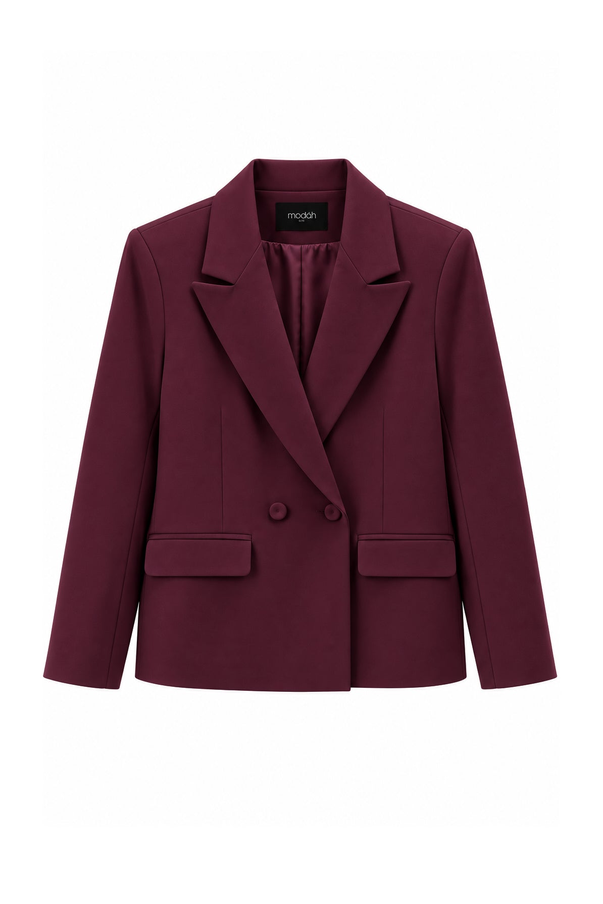 Blazer Doppiopetto Sartoriale Bordeaux