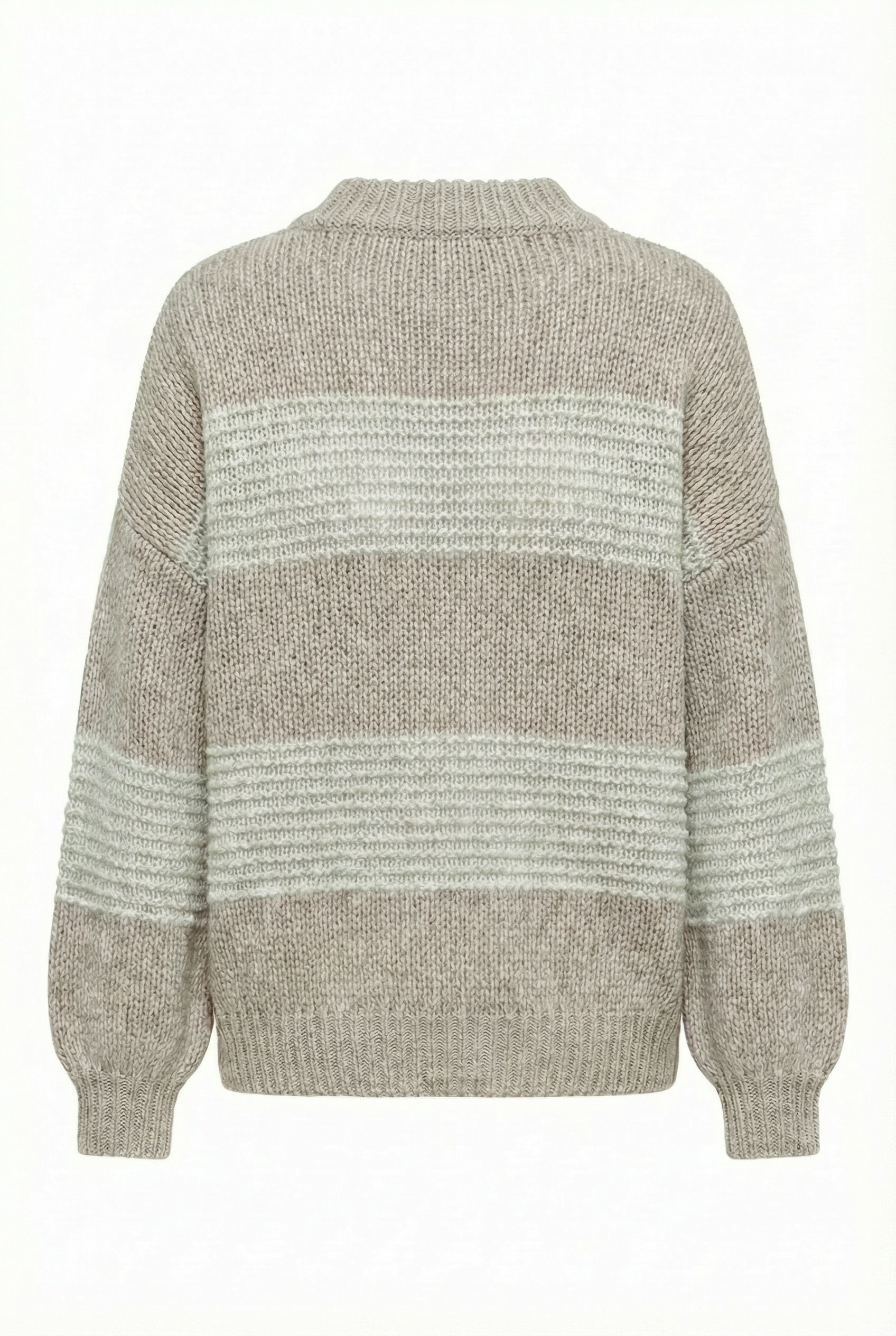 Maglione girocollo a righe