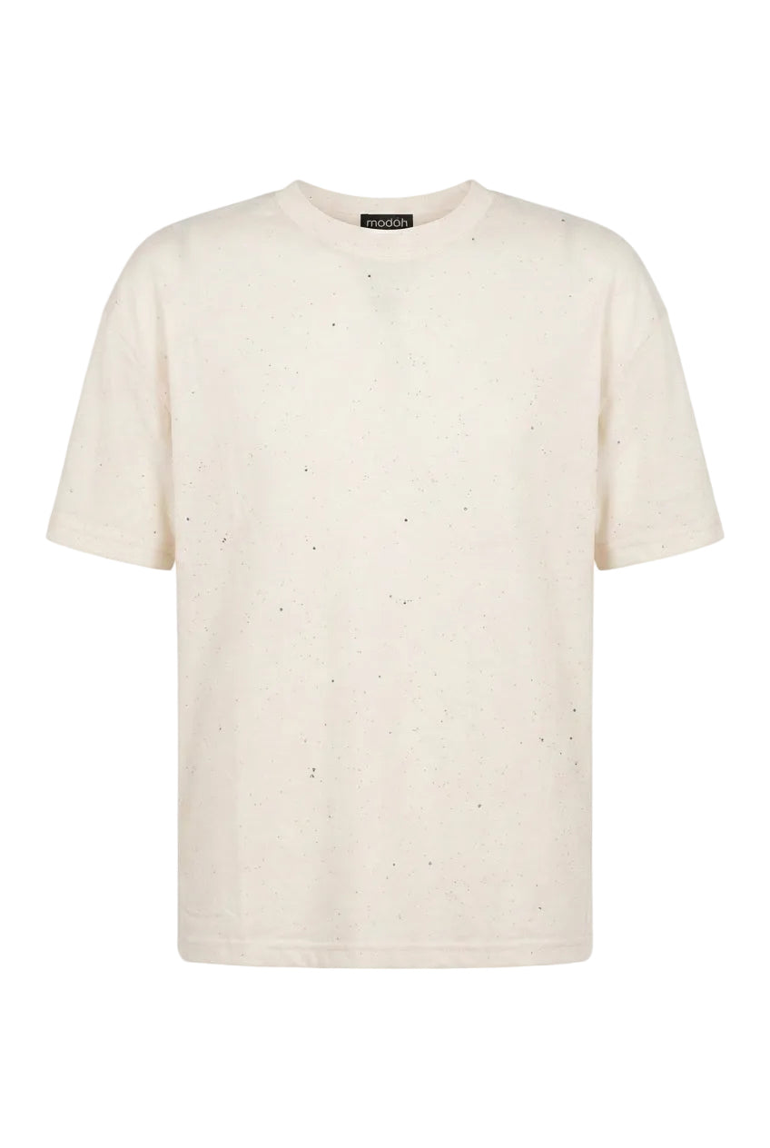 T-shirt Oversize con Effetto Speckled