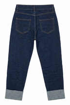 JEANS DIRITTI CON RISVOLTO