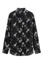 Camicia in Cotone Ricamata a Fiori