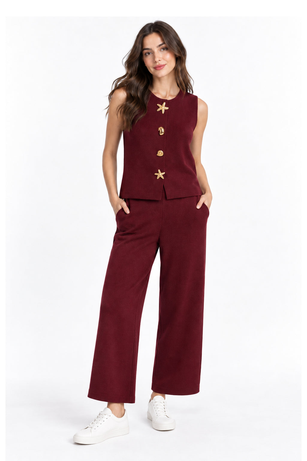 Pantaloni in Maglia Dritti