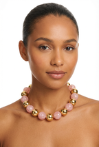 Collana con Sfere Venate