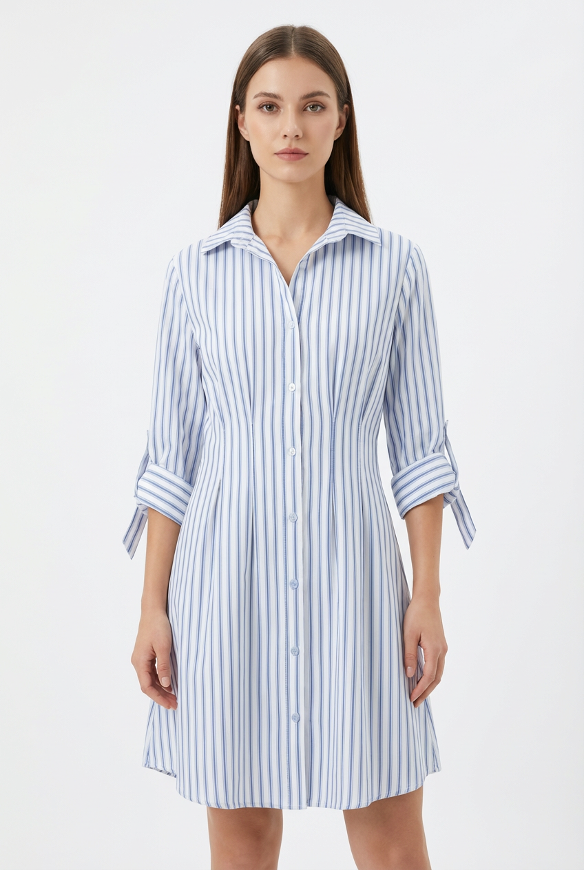 Vestito Chemisier a Righe