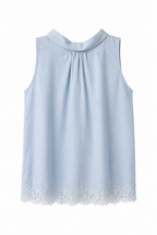 Top Smanicato in Cotone