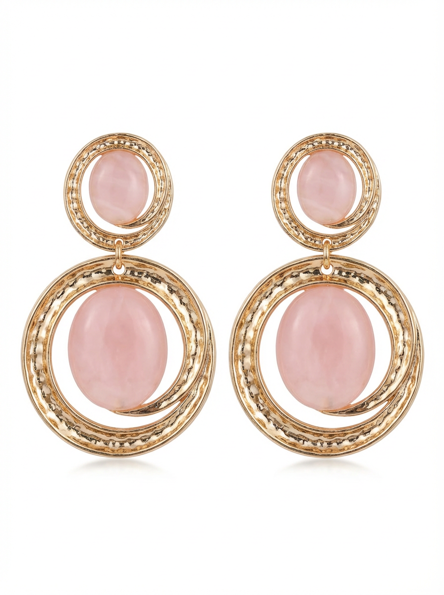 Orecchini Aura a Doppio Cerchio