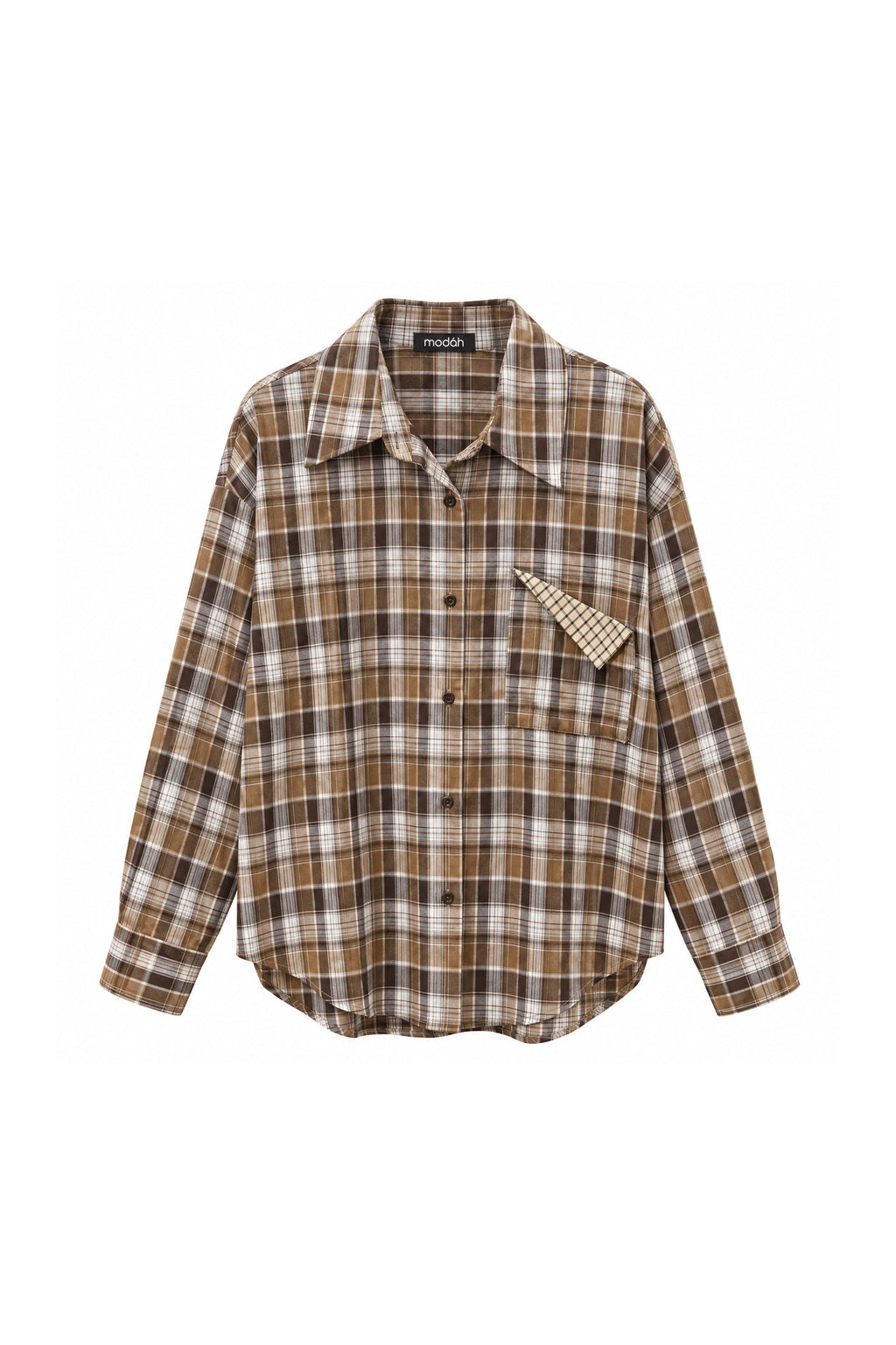 Camicia a Quadri Oversize
