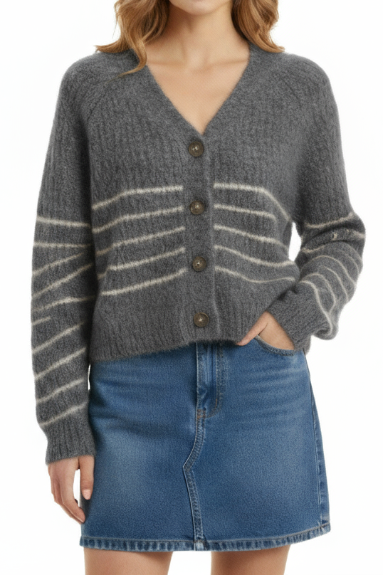 CARDIGAN MISTO LANA