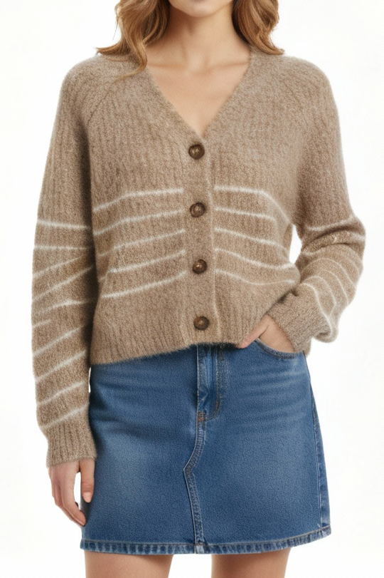 CARDIGAN MISTO LANA
