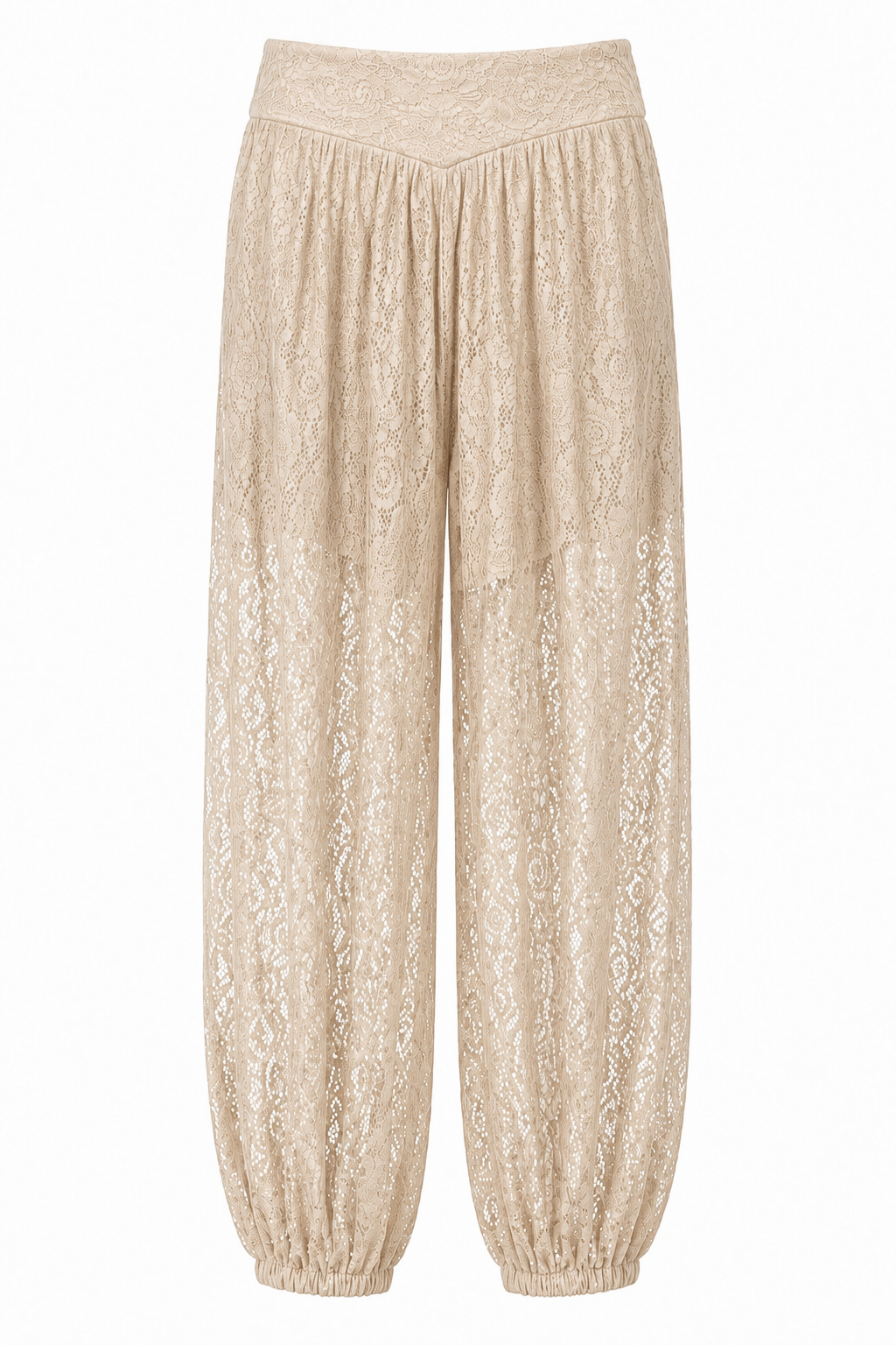 Pantaloni Harem in Pizzo