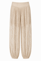 Pantaloni Harem in Pizzo