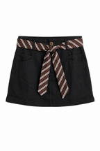 Gonna-Pantalone Preppy Chic in Twill di Cotone