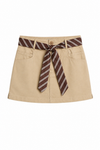 Gonna-Pantalone Preppy Chic in Twill di Cotone