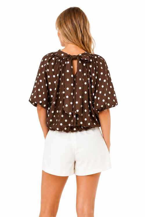 Blusa Balloon a Pois