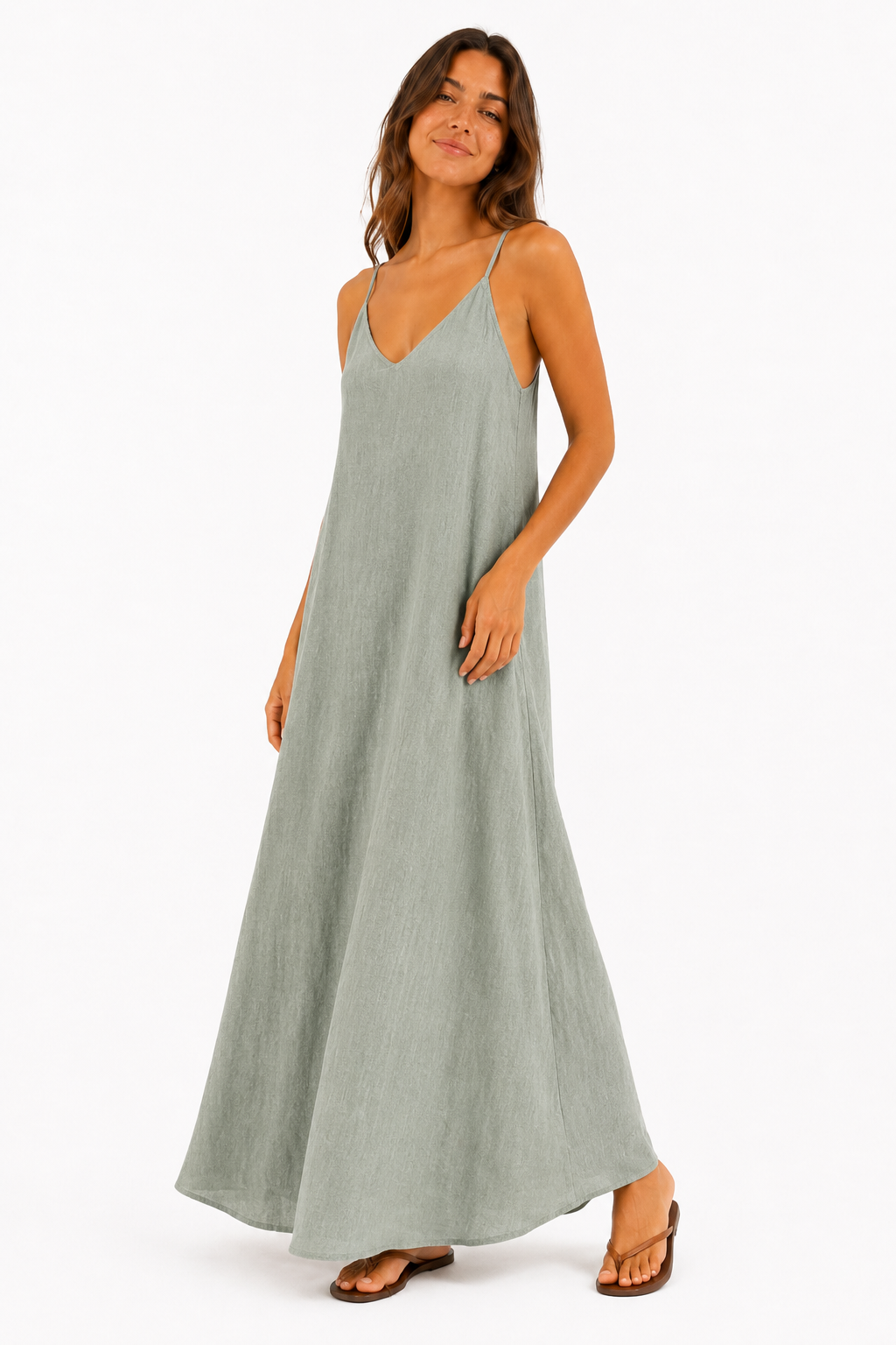 Abito Maxi in Lino