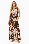 Top Smanicato Floral Bloom in Cotone